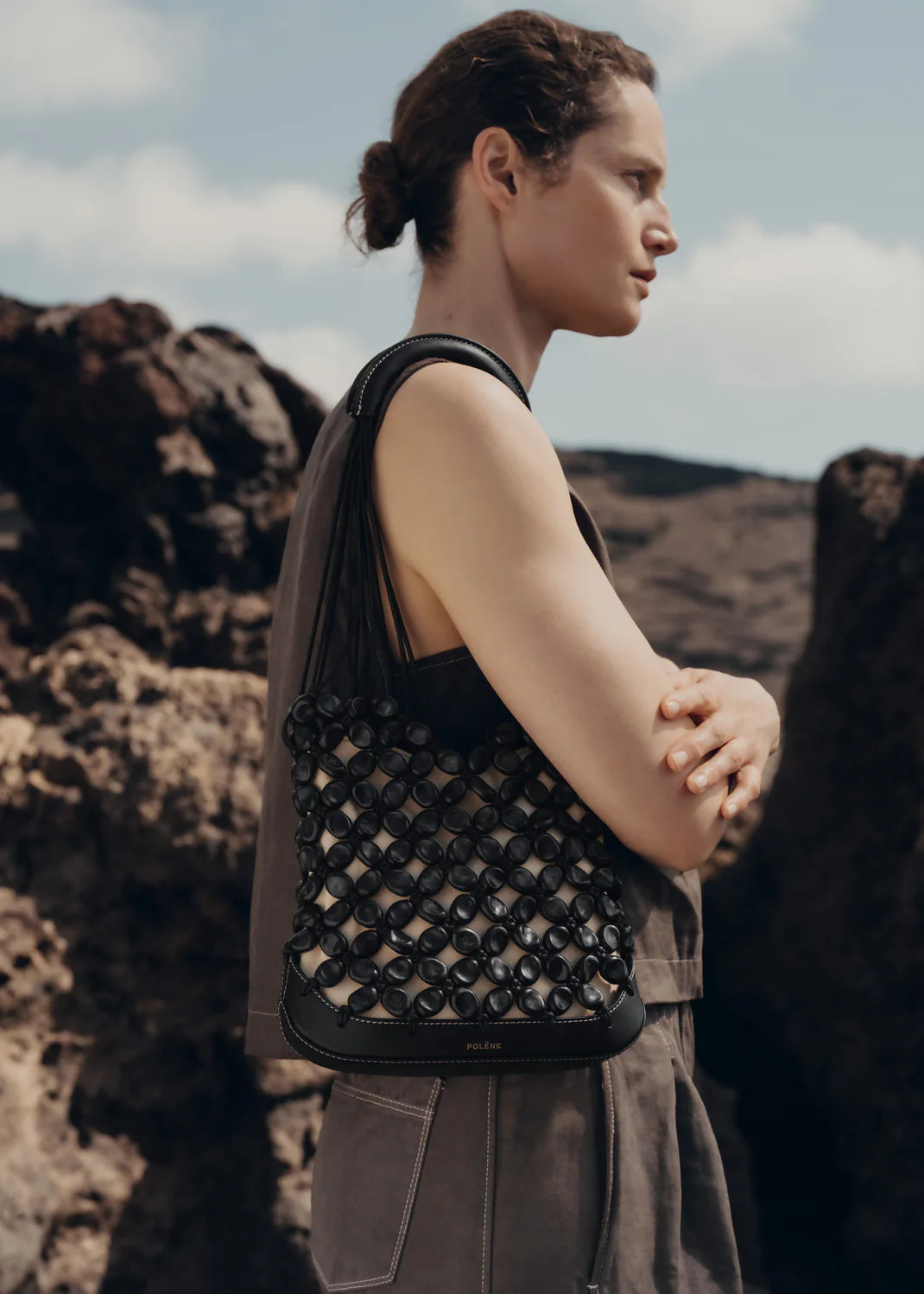 Polene Sole Black-The Luxury Lane