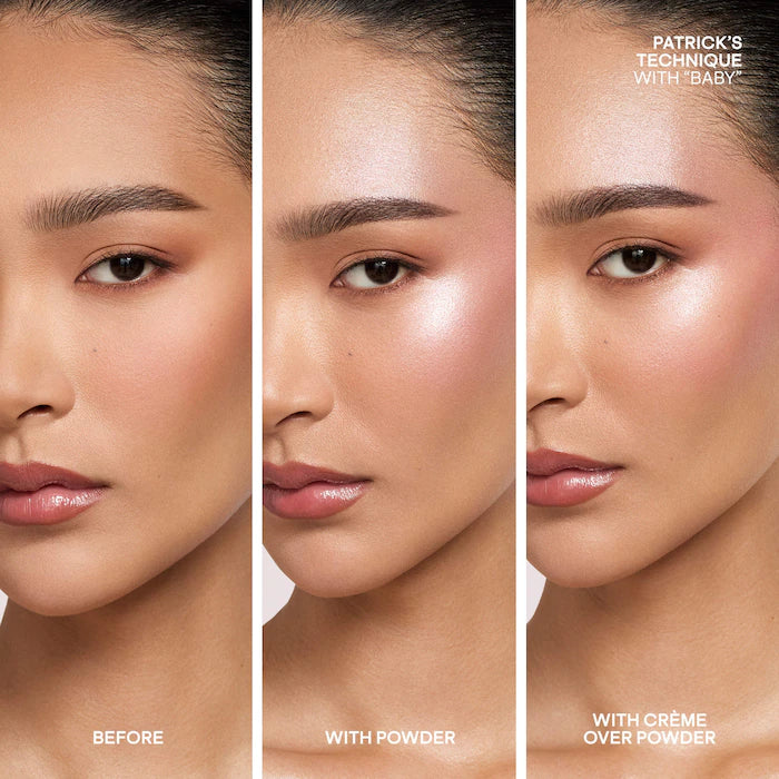 Patrick Ta Baby Major Glow Crème & Powder Light Reflecting Translucent Highlighter Duo-The Luxury Lane