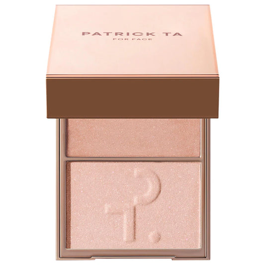 Patrick Ta Sugar Major Glow Crème & Powder Light Reflecting Translucent Highlighter Duo-The Luxury Lane