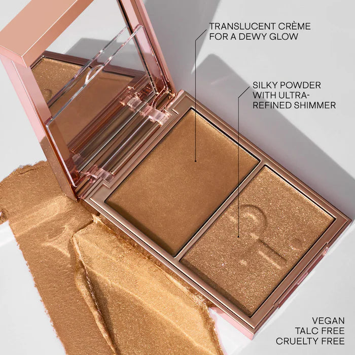 Patrick Ta Honey Major Glow Crème & Powder Light Reflecting Translucent Highlighter Duo-The Luxury Lane