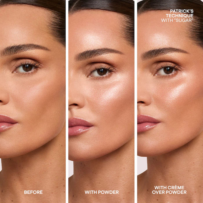Patrick Ta Sugar Major Glow Crème & Powder Light Reflecting Translucent Highlighter Duo-The Luxury Lane