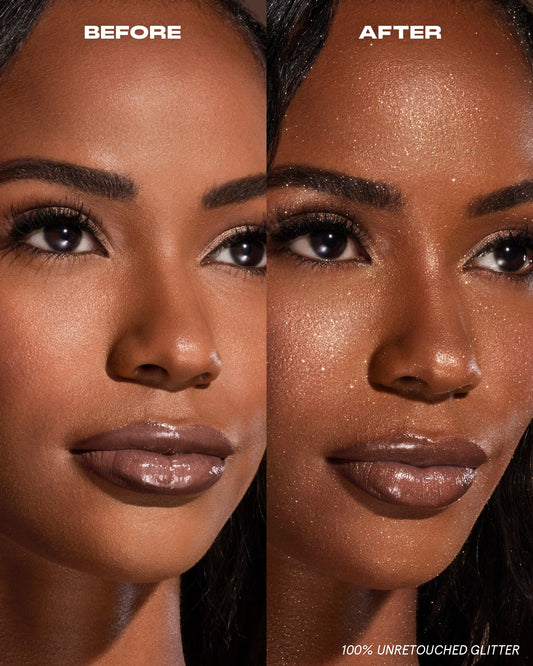 One Size On ‘Til Dawn Waterproof Glitter Setting Spray – Brown Sugar