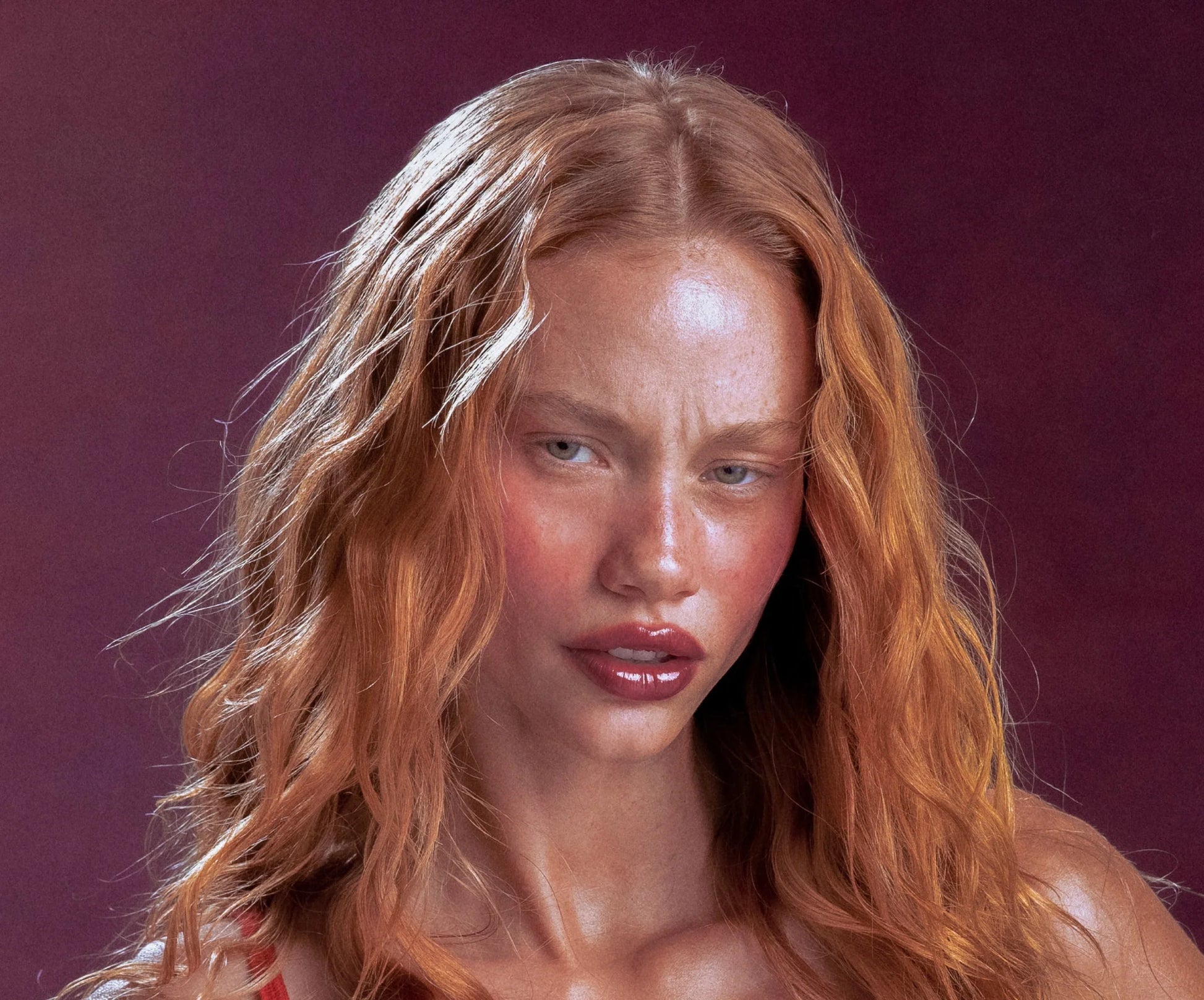 rhode pocket blush date cake - warm red berry-The Luxury Lane