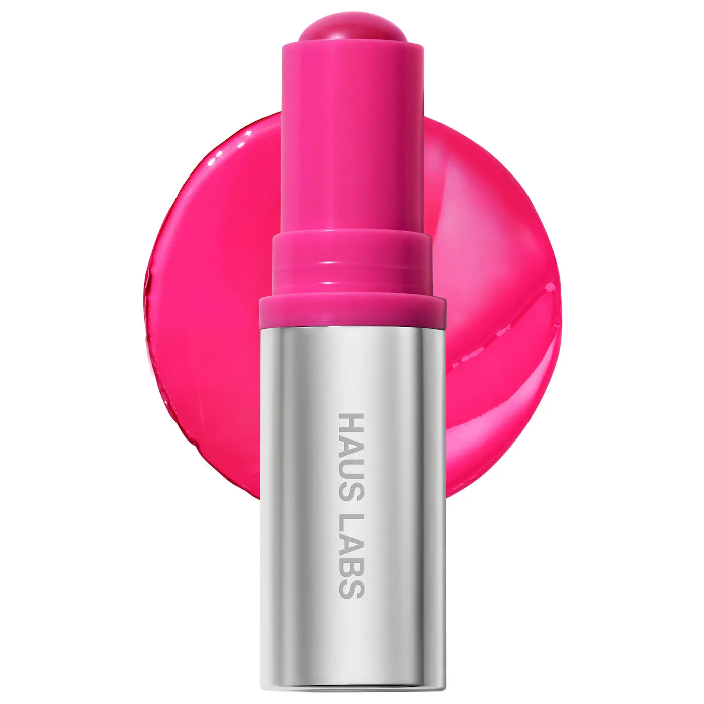Haus Labs Color Fuse Longwear Hydrating Glassy Lip + Cheek Blush Balm Stick-The Luxury Lane