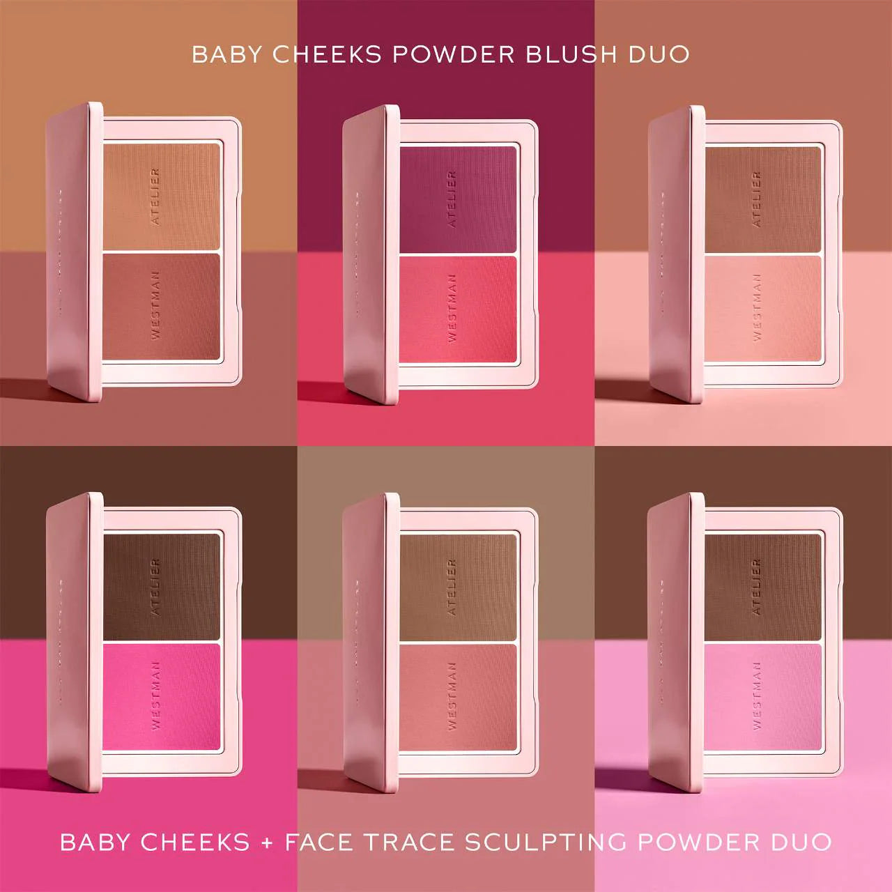 Westman Atelier Baby Cheeks + Face Trace Sculpting Powder Duo