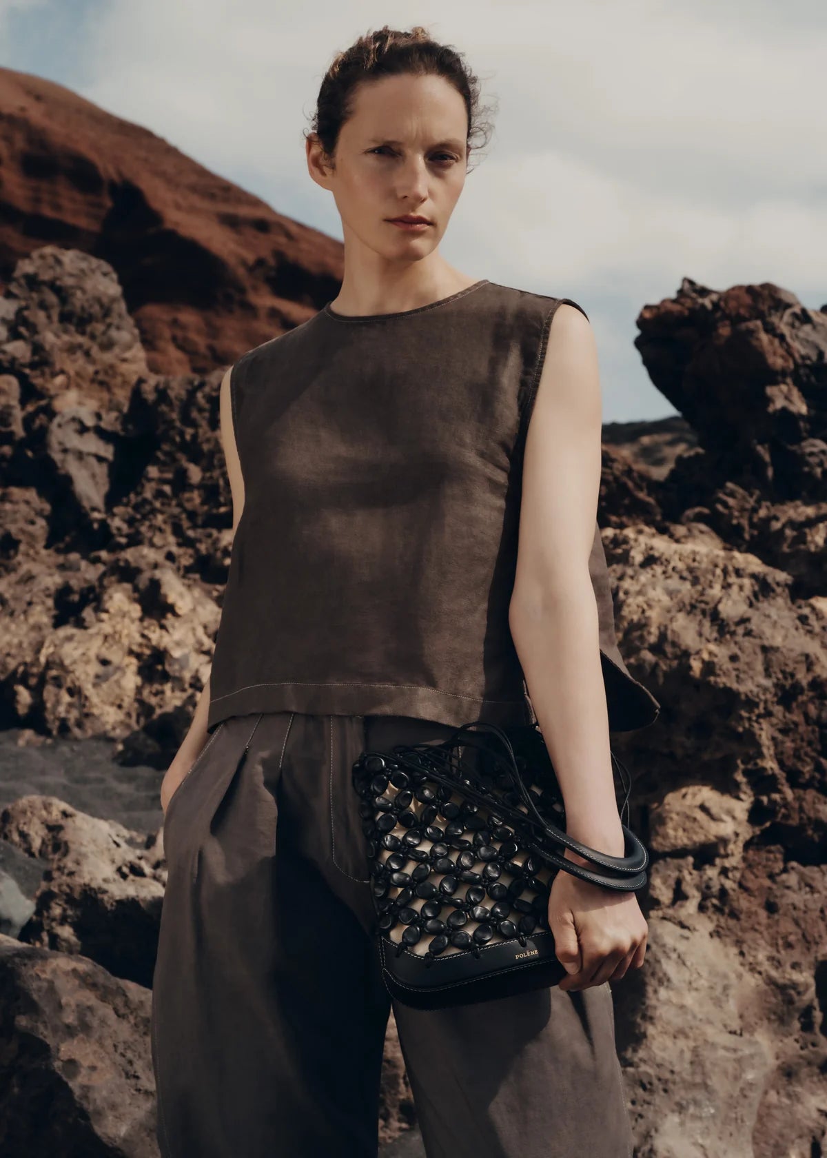 Polene Sole Black-The Luxury Lane