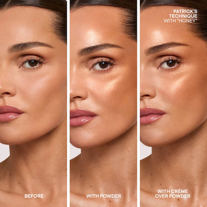 Patrick Ta Honey Major Glow Crème & Powder Light Reflecting Translucent Highlighter Duo-The Luxury Lane