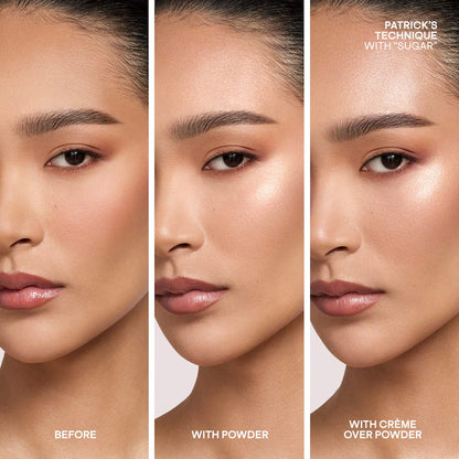 Patrick Ta Sugar Major Glow Crème & Powder Light Reflecting Translucent Highlighter Duo-The Luxury Lane