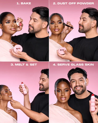 One Size Powder Melt Glass Setting Spray