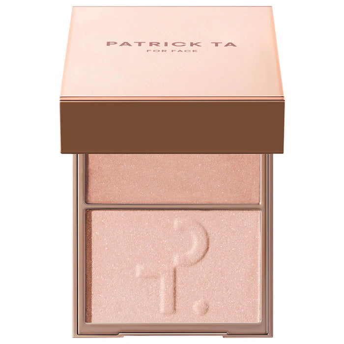 Patrick Ta Sugar Major Glow Crème & Powder Light Reflecting Translucent Highlighter Duo-The Luxury Lane