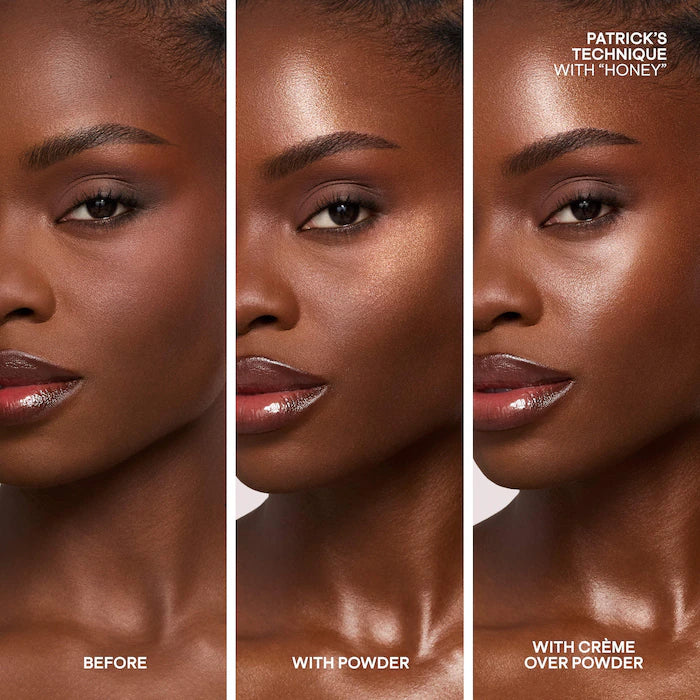 Patrick Ta Honey Major Glow Crème & Powder Light Reflecting Translucent Highlighter Duo-The Luxury Lane