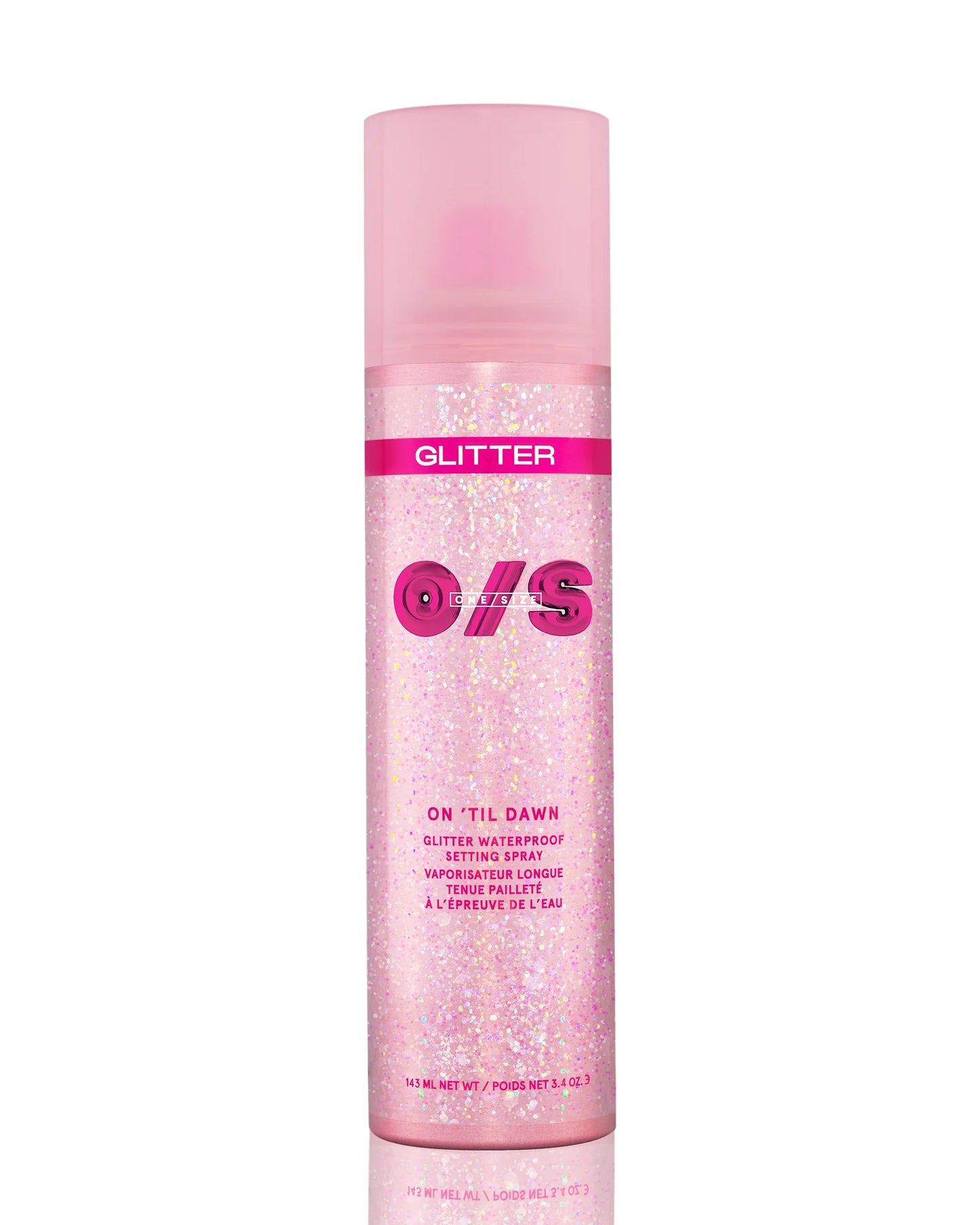 ONE SIZE On 'Til Dawn Glitter Waterproof Setting Spray-The Luxury Lane