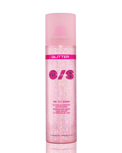 ONE SIZE On 'Til Dawn Glitter Waterproof Setting Spray-The Luxury Lane
