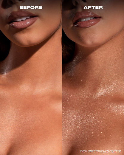 One Size On ‘Til Dawn Waterproof Glitter Setting Spray – Brown Sugar