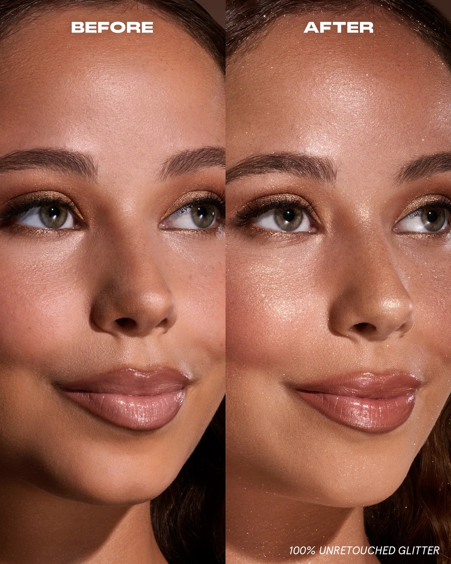 One Size On ‘Til Dawn Waterproof Glitter Setting Spray – Brown Sugar