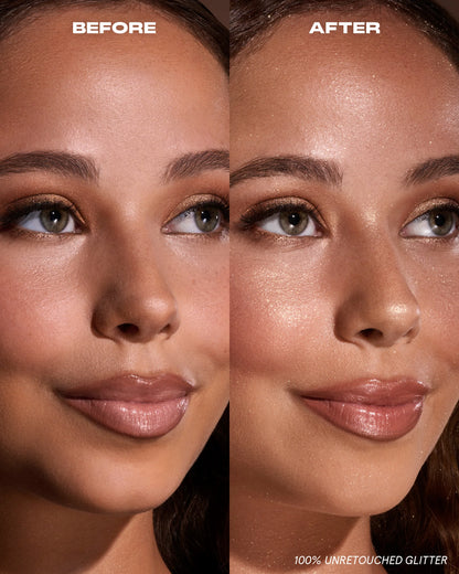 One Size On ‘Til Dawn Waterproof Glitter Setting Spray – Brown Sugar