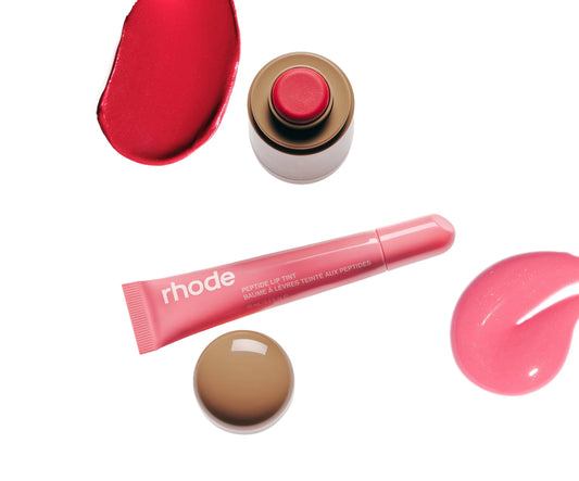 rhode duos Pocket Blush + Peptide Lip Tint