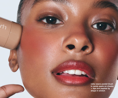 rhode duos Pocket Blush + Peptide Lip Tint