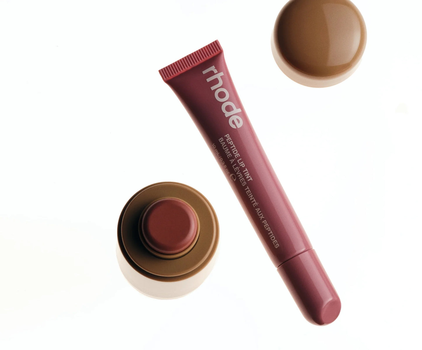 rhode duos Pocket Blush + Peptide Lip Tint