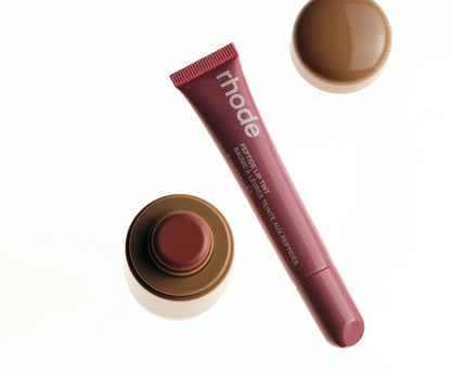 rhode duos Pocket Blush + Peptide Lip Tint