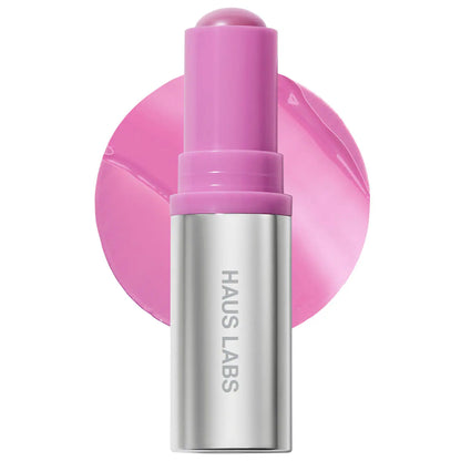 Haus Labs Color Fuse Longwear Hydrating Glassy Lip + Cheek Blush Balm Stick-The Luxury Lane