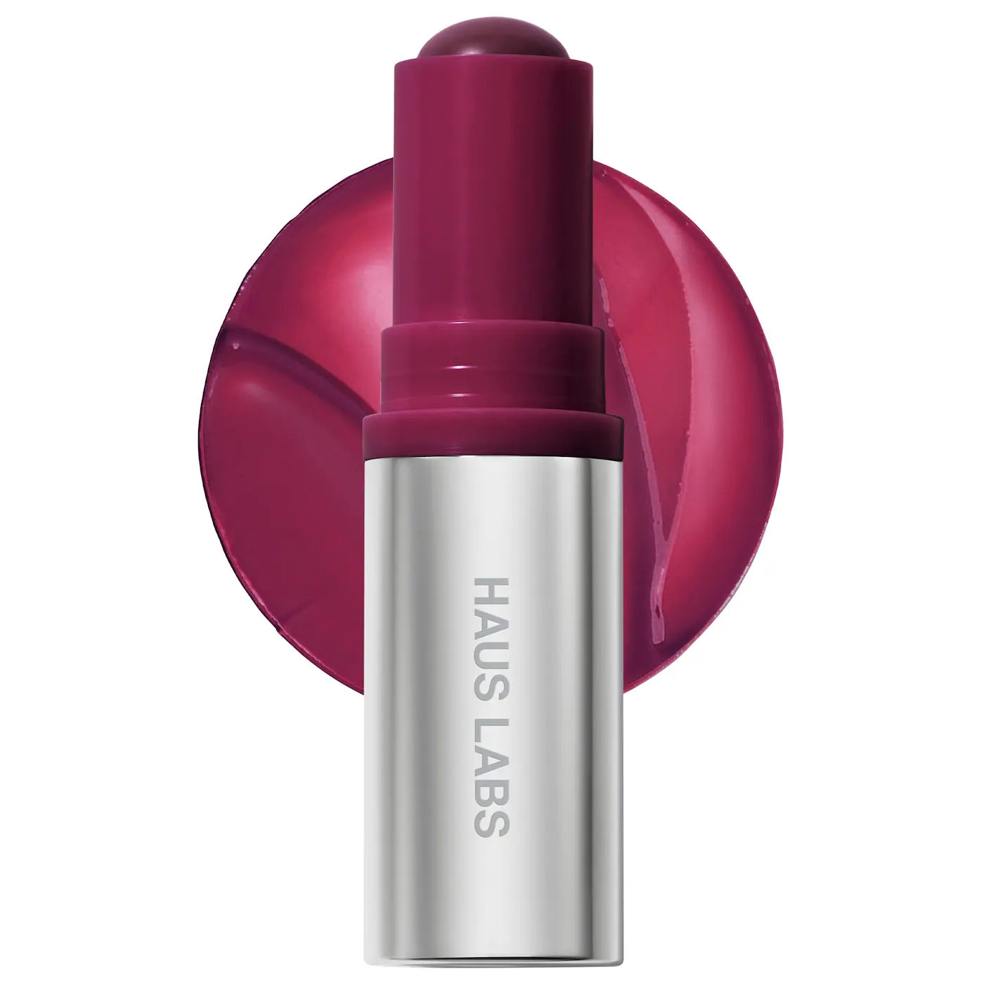 Haus Labs Color Fuse Longwear Hydrating Glassy Lip + Cheek Blush Balm Stick-The Luxury Lane