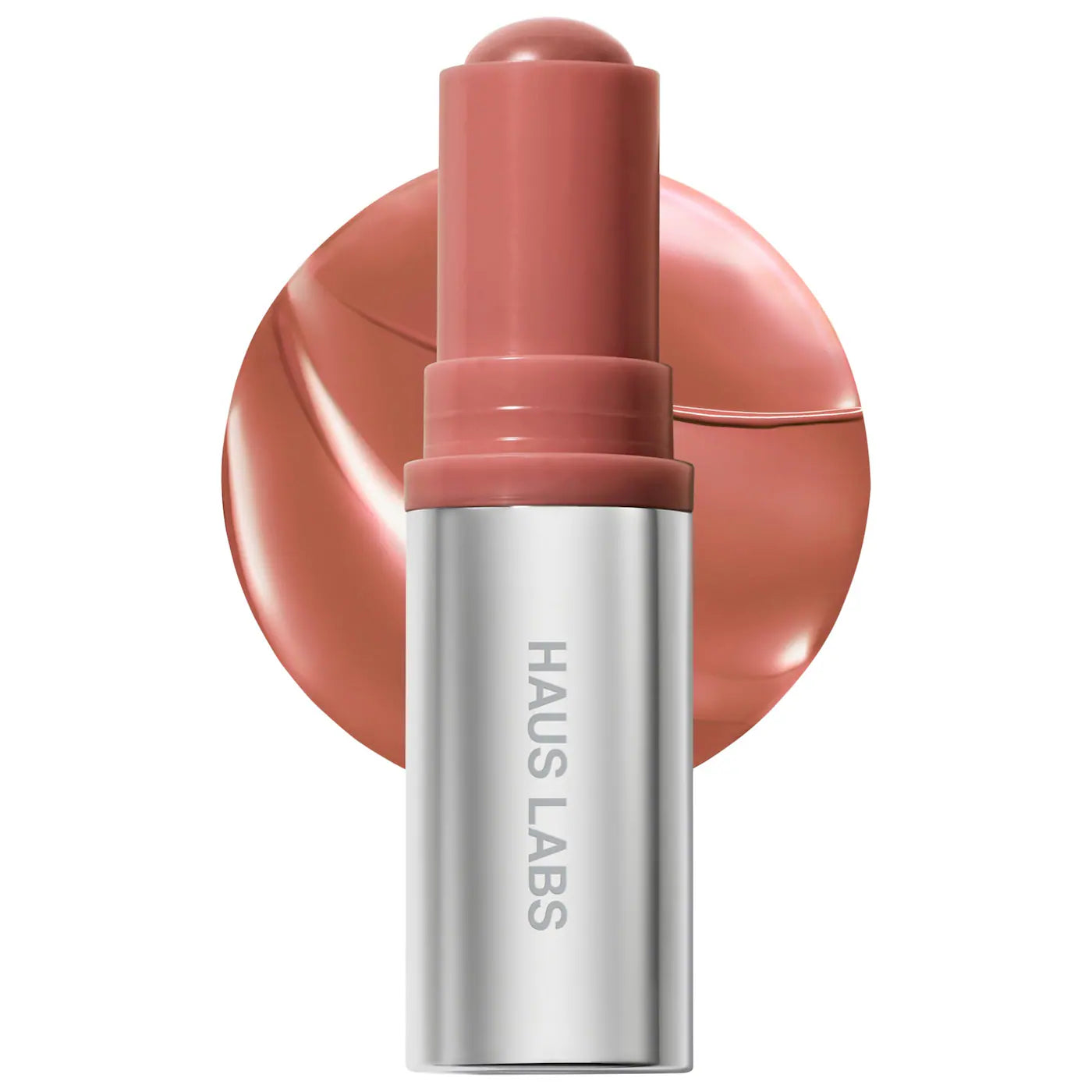 Haus Labs Color Fuse Longwear Hydrating Glassy Lip + Cheek Blush Balm Stick-The Luxury Lane