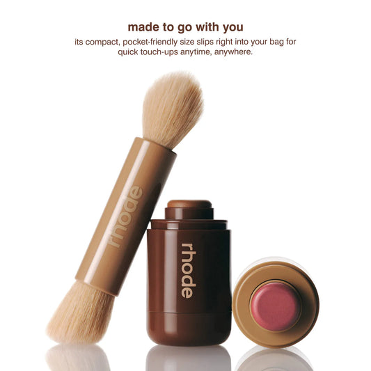 Rhode Pocket Brush Double-Ended Makeup Brush