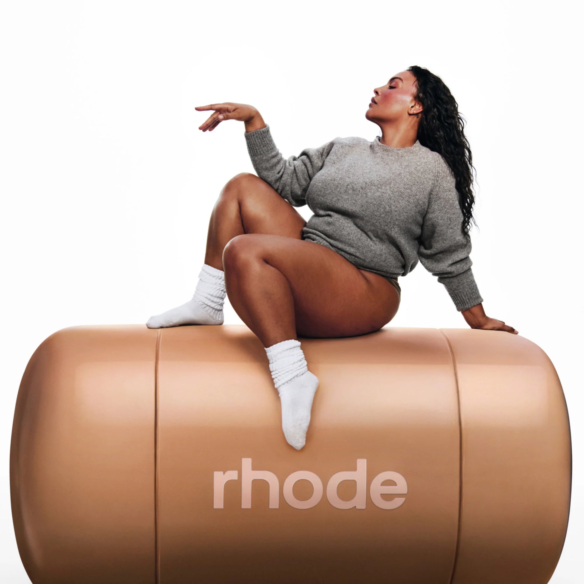 rhode pocket blush toasted teddy - bronze terracotta-The Luxury Lane