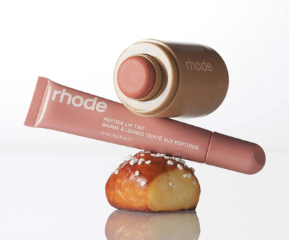 rhode duos Pocket Blush + Peptide Lip Tint